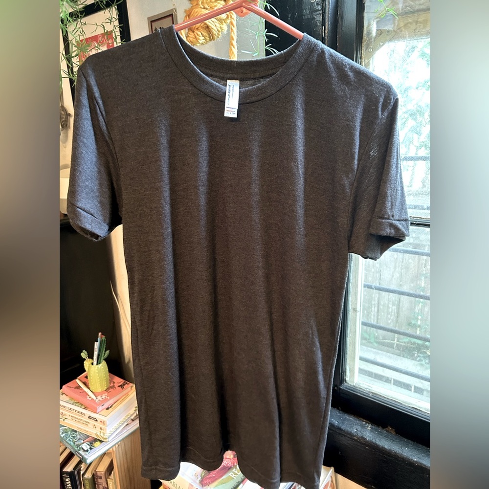 American Apparel Tri-blend Collection Grey T-shirt Unisex Size Small